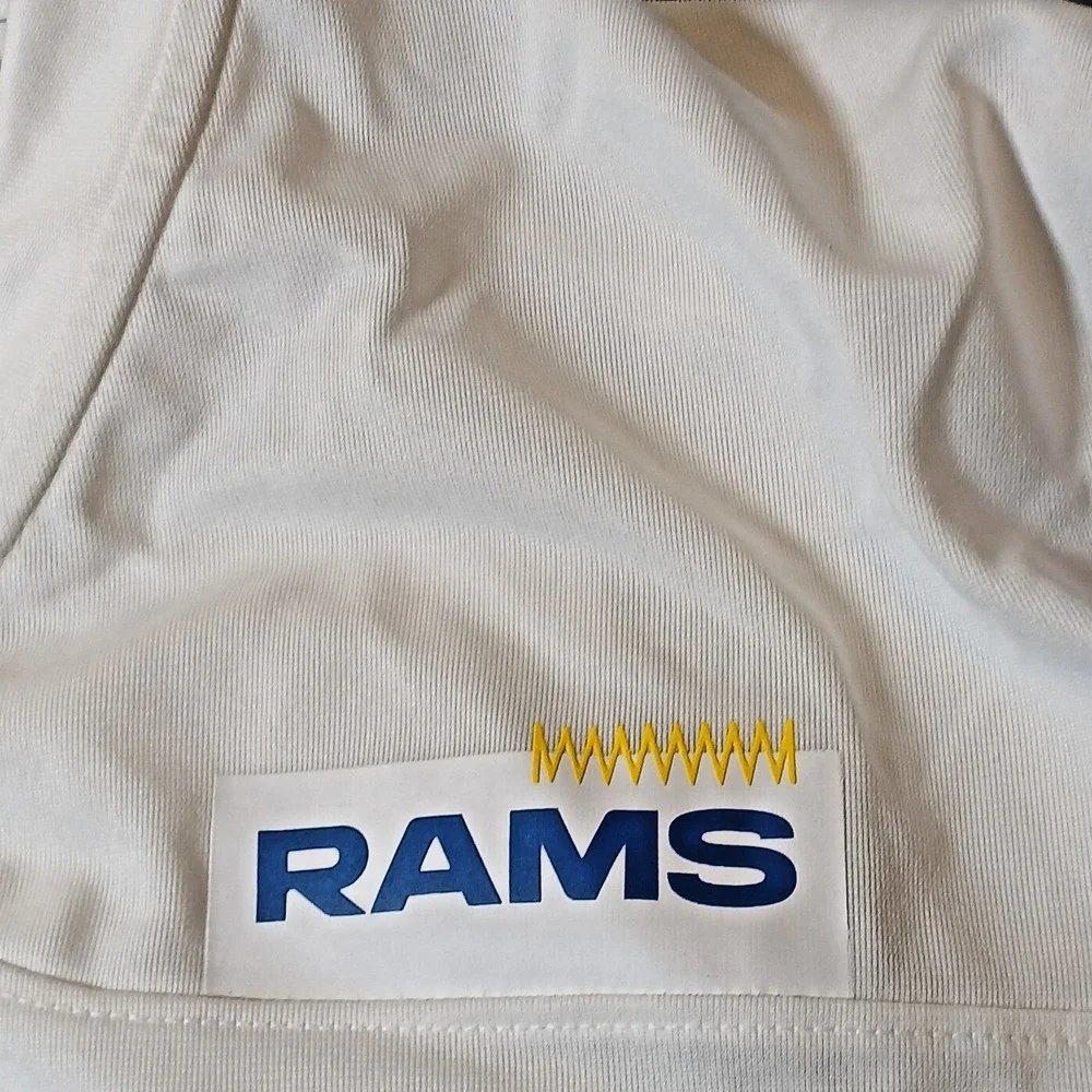 Los Angeles Rams Jersey Mens White XL NFL Football Puka Nacua 17 On Field Nike